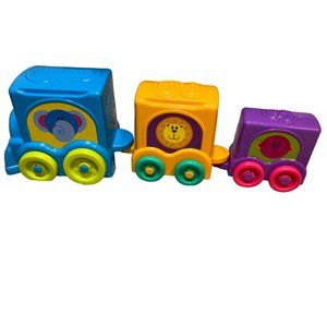 Fisher Price Mattel Stack and Roll Choo Choo Stackable Nesting Toddler Toy Train